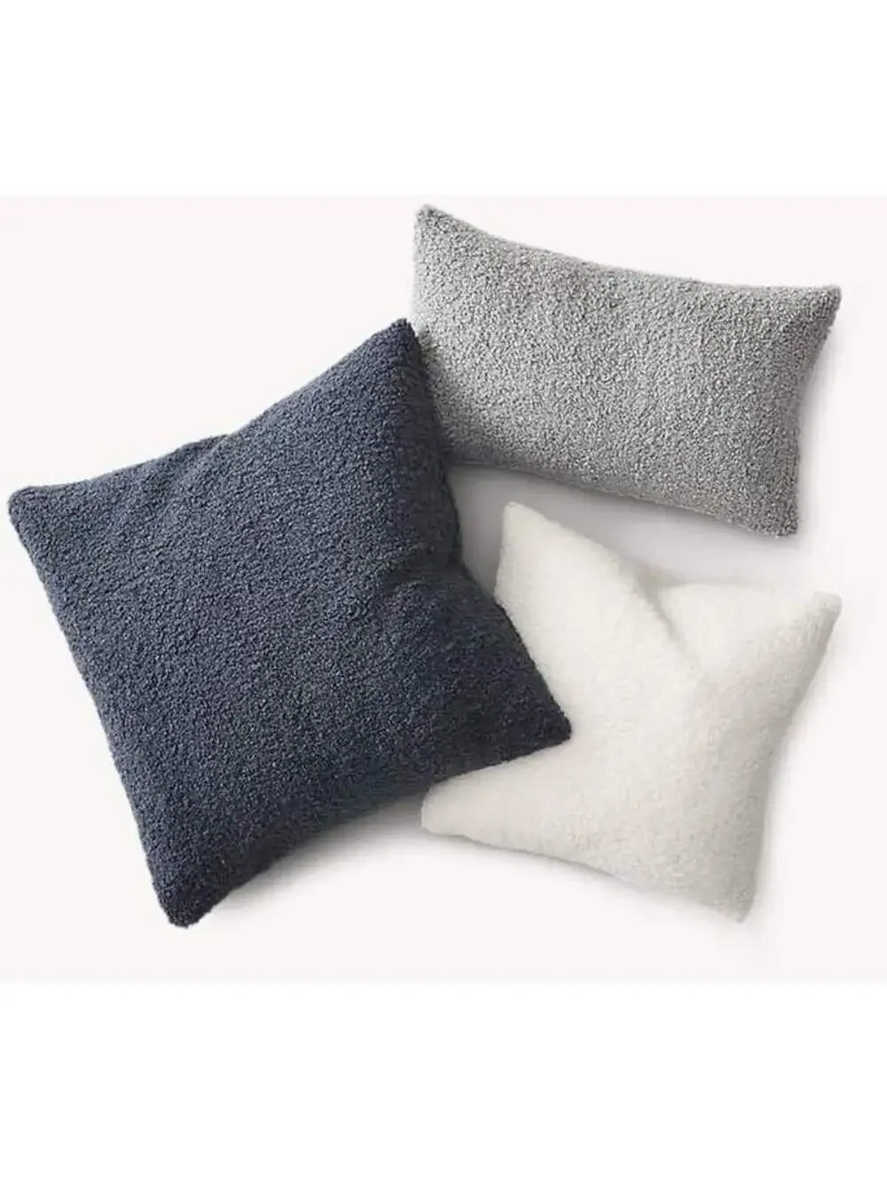 New with Tags 14”x24” RH TEEN Plush Faux Shearling Ivory Lumbar Pillow Cover